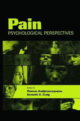 Cover image for Pain: Psychological Perspectives