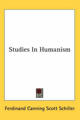 Cover image for Studies In Humanism