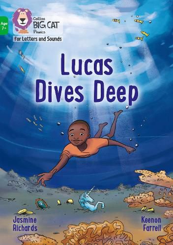 Cover image for Lucas Dives Deep: Band 05/Green