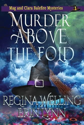 Cover image for Murder Above the Fold (Large Print): A Cozy Witch Mystery