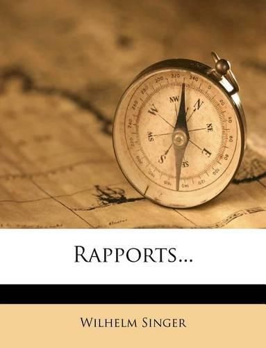 Cover image for Rapports...