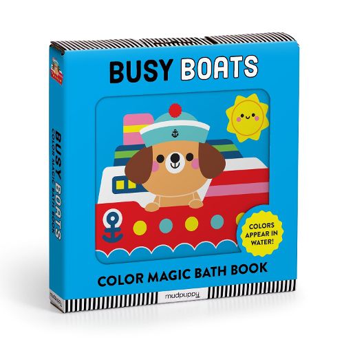 Cover image for Busy Boats Color Magic Bath Book