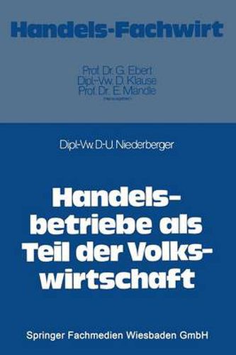 Cover image for Handelsbetriebe ALS Teil Der Volkswirtschaft