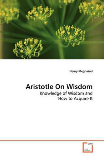 Cover image for Aristotle On Wisdom