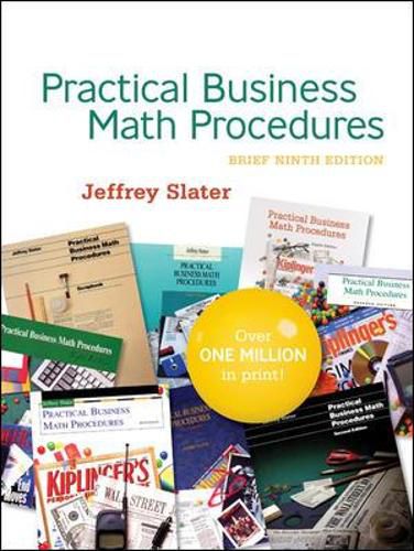 Cover image for Practical Business Math Procedures Brief Edition with Student DVD, wsjinsert,BuMath Handbook