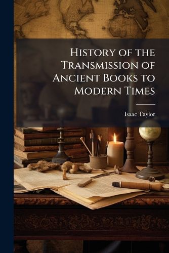 Cover image for History of the Transmission of Ancient Books to Modern Times