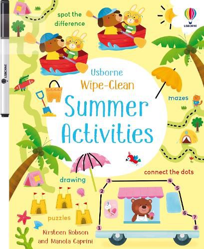 Cover image for Wipe-Clean Summer Activities