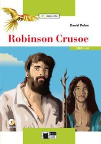 Cover image for Green Apple: Robinson Crusoe + audio CD + App + DeA LINK