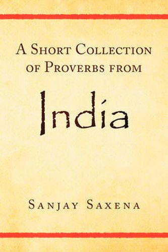 Cover image for A Short Collection of Proverbs from India