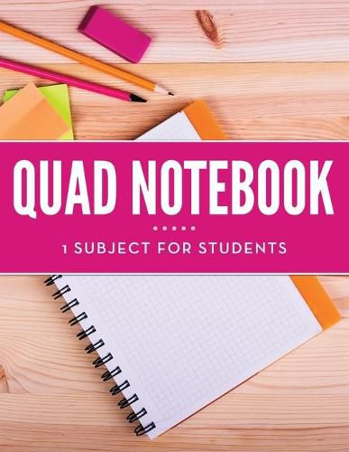 Cover image for Quad Notebook - 1 Subject For Students