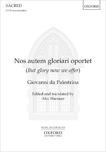 Cover image for Nos autem gloriari oportet