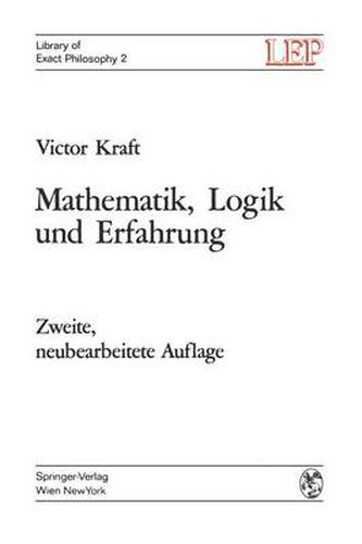 Cover image for Mathematik, Logik Und Erfahrung