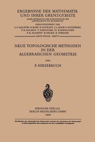 Cover image for Neue Topologische Methoden in der Algebraischen Geometrie