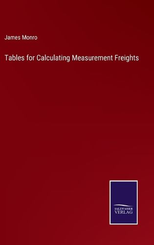 Cover image for Tables for Calculating Measurement Freights