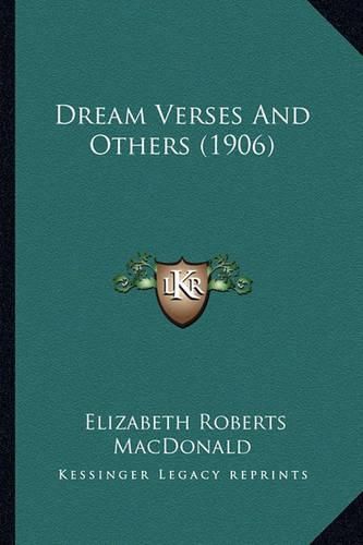 Cover image for Dream Verses and Others (1906)