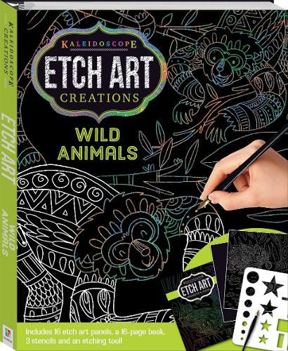 Cover image for Kaleidoscope Etch Art Creations: Wild Animals and More