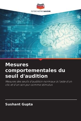 Cover image for Mesures comportementales du seuil d'audition