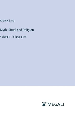 Cover image for Myth, Ritual and Religion