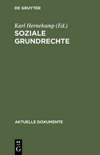 Cover image for Soziale Grundrechte