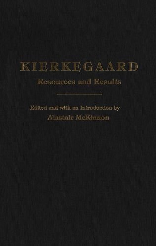 Cover image for Kierkegaard: Resources and Results