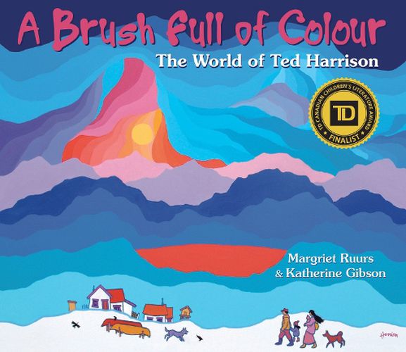 Cover image for A Brush Full of Colour: The World of Ted Harrison