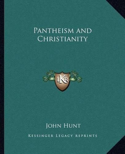 Cover image for Pantheism and Christianity