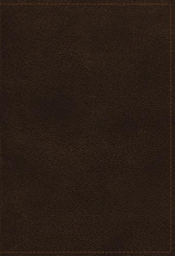 Cover image for NKJV Study Bible, Premium Calfskin Leather, Brown, Full-Color, Thumb Indexed, Comfort Print: The Complete Resource for Studying God's Word