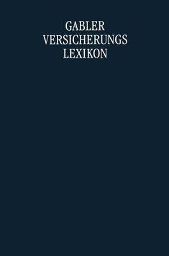 Cover image for Gabler Versicherungs Lexikon