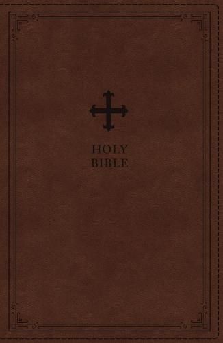 NRSV, Catholic Bible, Gift Edition, Leathersoft, Brown, Comfort Print: Holy Bible