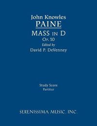 Cover image for Mass in D, Op.10: Study score