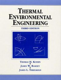 Cover image for Thermal Environmental Engineering
