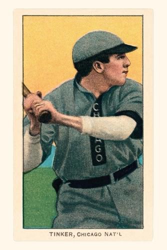Cover image for Vintage Journal Early Baseball Card, Joe Tinker