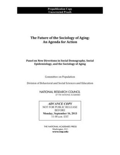 New Directions in the Sociology of Aging