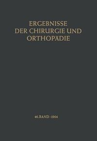 Cover image for Ergebnisse der Chirurgie und Orthopadie