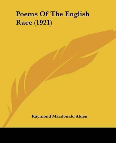 Poems of the English Race (1921)