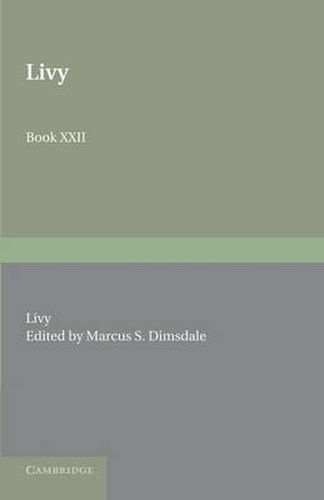 Cover image for Livy Book XXII