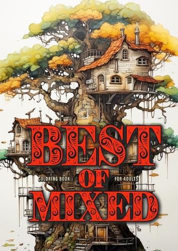 Cover image for Best of Mixed Coloring Book for Adults