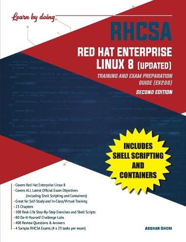 Cover image for RHCSA Red Hat Enterprise Linux 8 (UPDATED): Training and Exam Preparation Guide (EX200), Second Edition