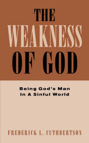 Cover image for The Weakness of God
