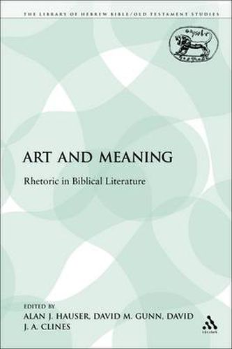 Cover image for Art and Meaning: Rhetoric in Biblical Literature