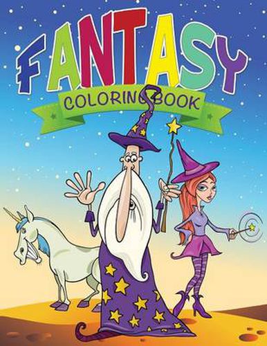 Cover image for Fantasy Coloring Book for Kids