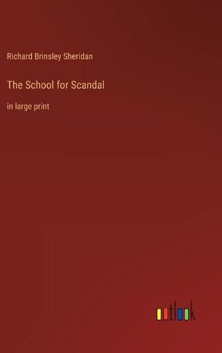 Cover image for The School for Scandal