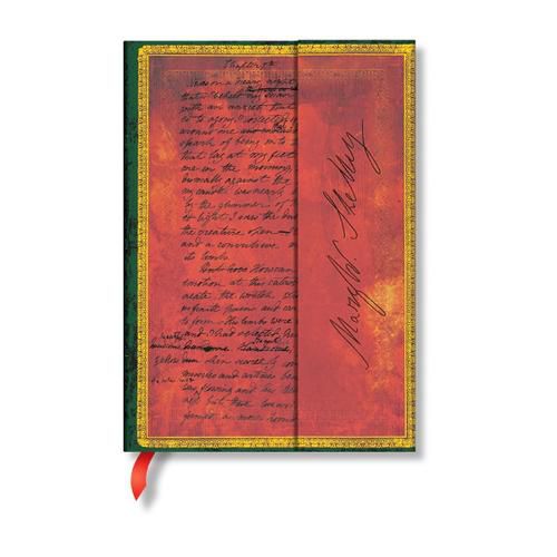 Mary Shelley, Frankenstein (Embellished Manuscripts Collection) Midi Lined Hardback Journal (Wrap Closure)
