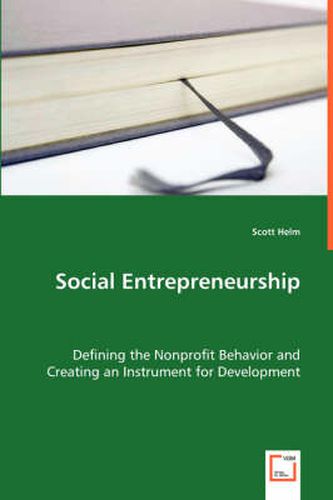 Cover image for Social Entrepreneurship