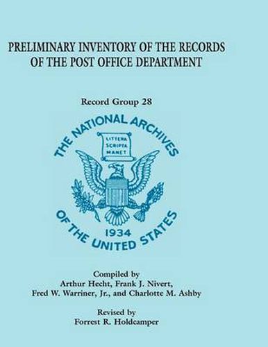Cover image for Preliminary Inventory of the Records of the Post Office Department: Record Group 28