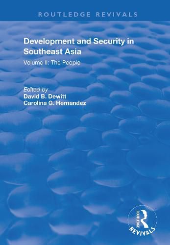 Cover image for Development and Security in Southeast Asia: Volume II: The People