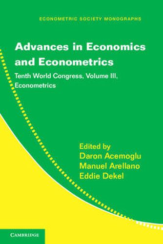 Cover image for Advances in Economics and Econometrics: Tenth World Congress