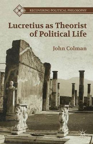 Cover image for Lucretius as Theorist of Political Life