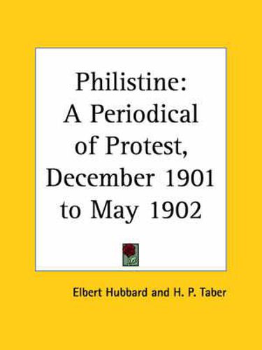 Cover image for Philistine: A Periodical of Protest Vol. 14 (1901)