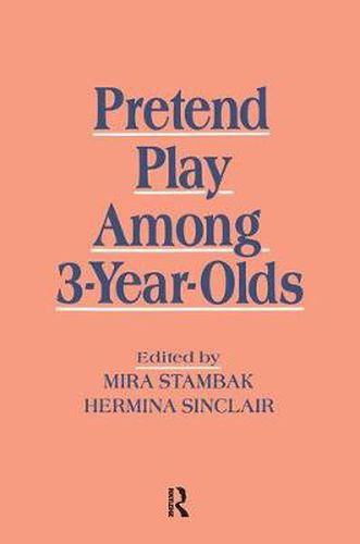 Cover image for Pretend Play Among 3-year-olds